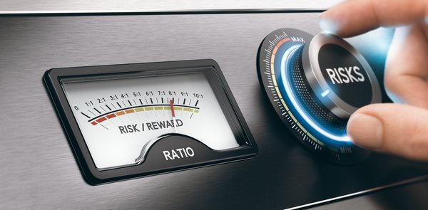 Risk and reward meter and dial.