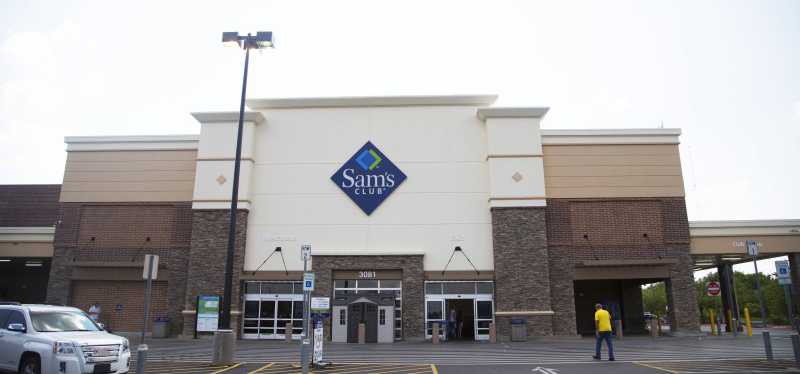 The exterior of a Sam's Club