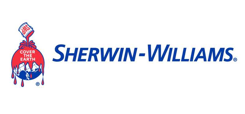 Sherwin-Williams logo and slogan.