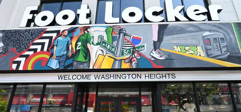 A Foot Locker storefront.