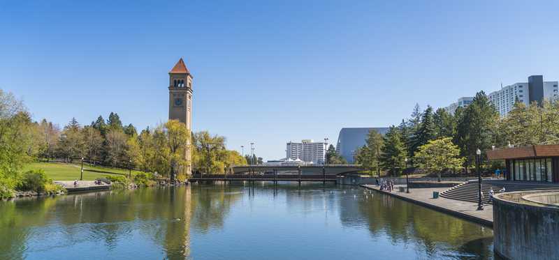 Spokane, Washington's Riverfront Park.