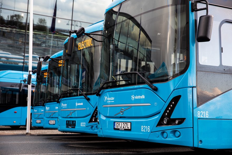 Volvo's 7900 series electric bus.