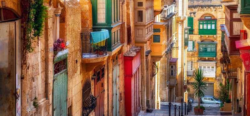 A street in Valetta