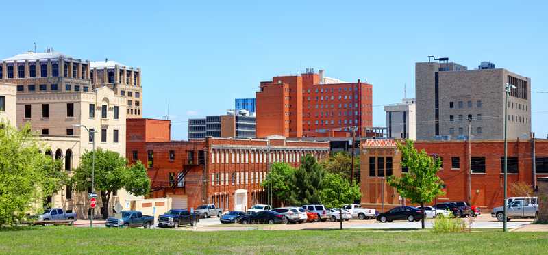 Downtown Wichita Falls, Texas.