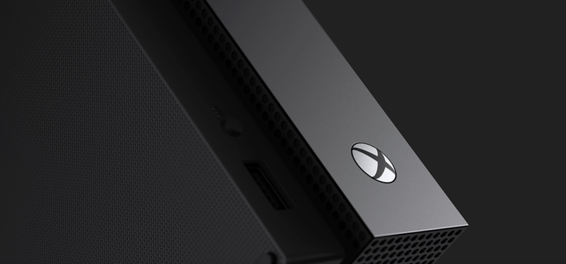 Microsoft's Xbox One X console