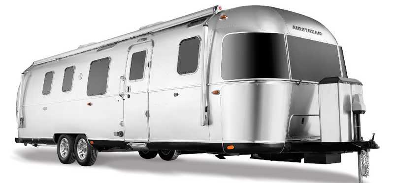 Airstream classic motorhome.
