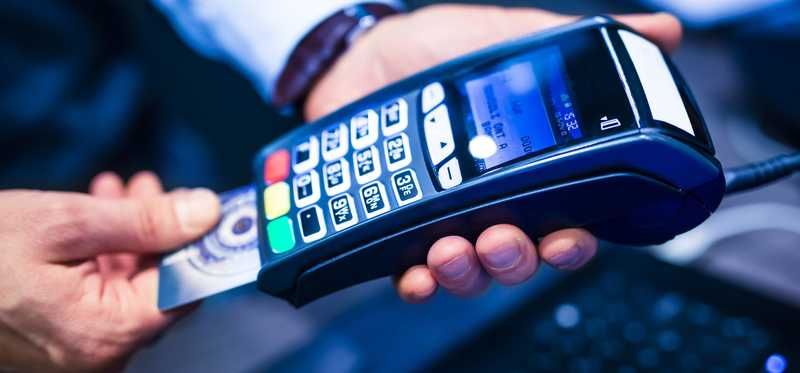 Credit card machine terminal processor.