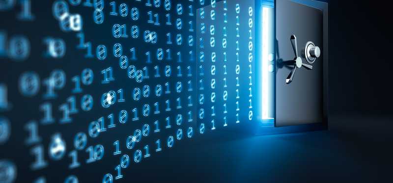Data flowing into safe.