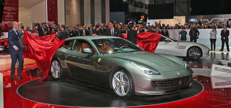 A Ferarri luxury car.
