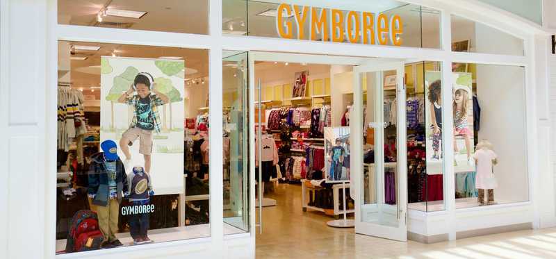 A Gymboree store inside a mall.