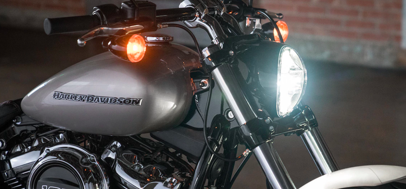 Harley Breakout motorcycle.