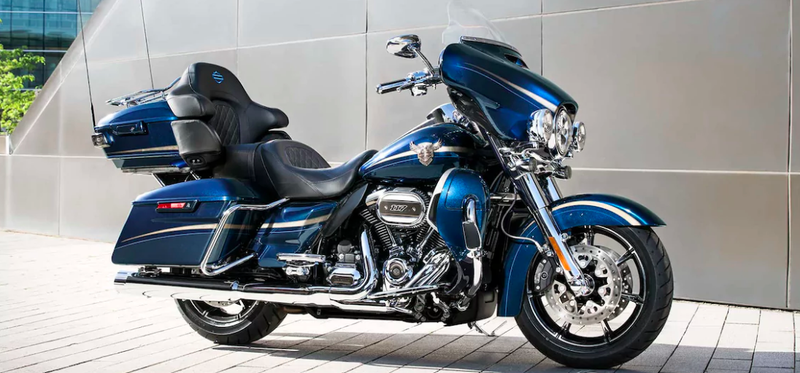 Harley CVO Limited motorcycle.