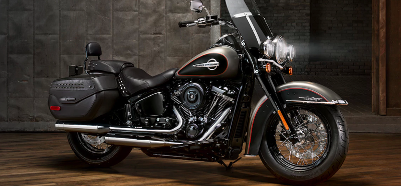 Harley Heritage Classic motorcycle.
