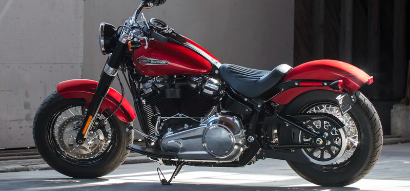 Harley Softail Slim motorcycle.