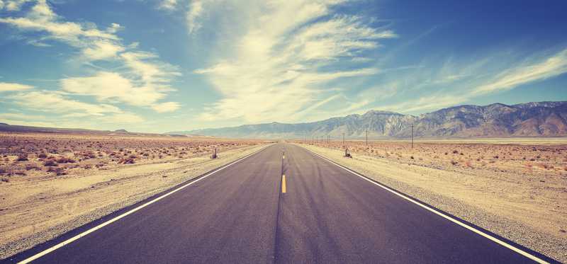 Open highway