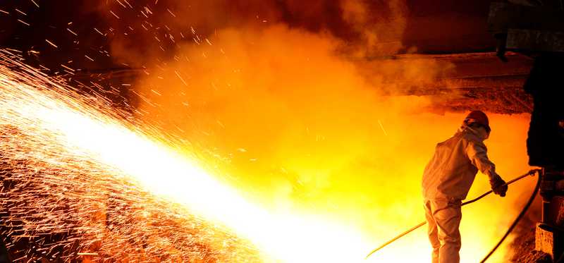 Blast furnace.