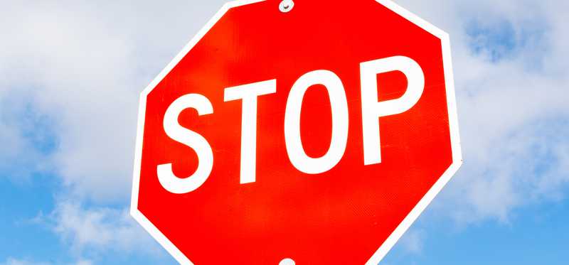 Stop sign