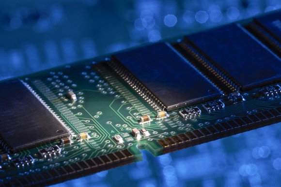 A memory chip.