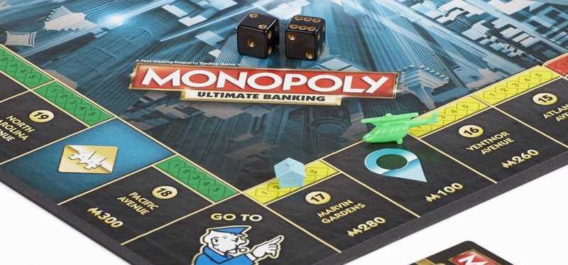 Monopoly game board.