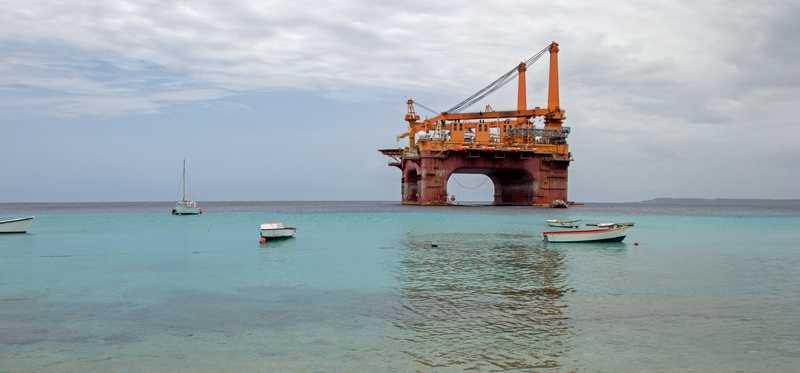 Offshore oil rig