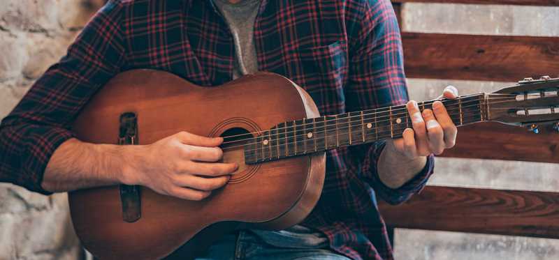 Man playing guitar