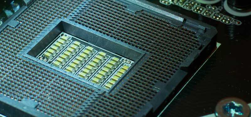 Semiconductor chip board.