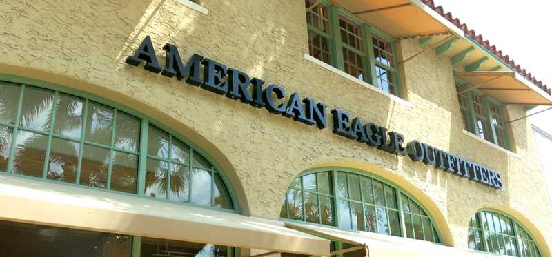 An American Eagle store.