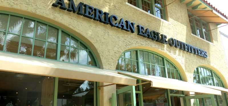 An American Eagle store.