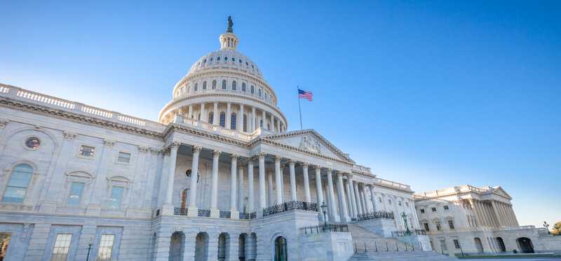 The U.S. Capitol building.