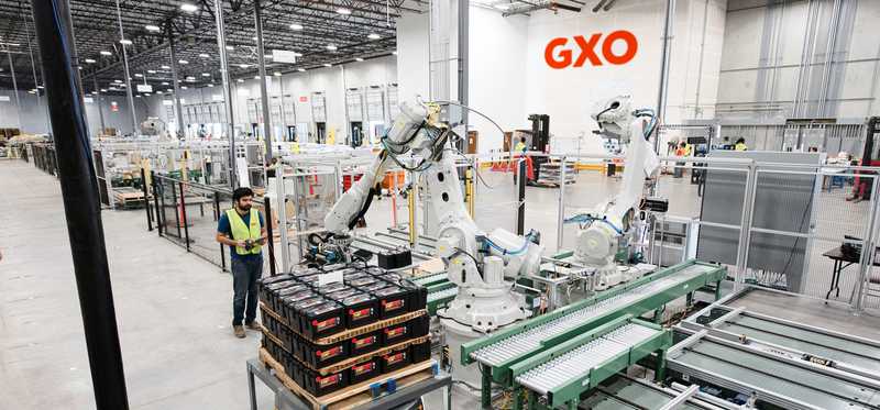 GXO Logistics robotic arm.