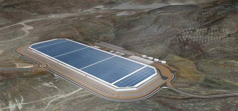 Tesla gigafactory.