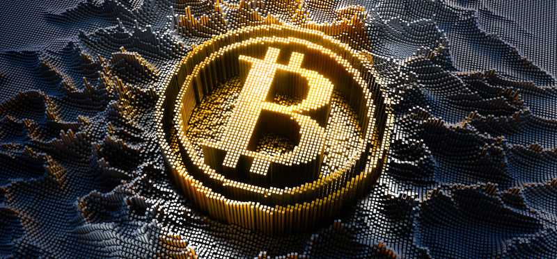 Bitcoin illustration.