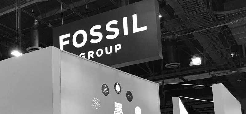 Fossil Group sign