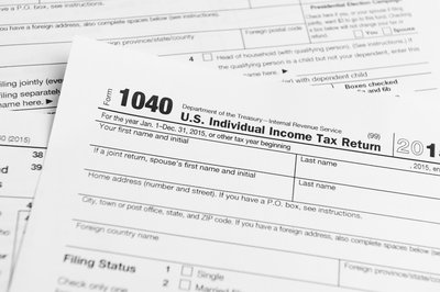 Tax form 1040.