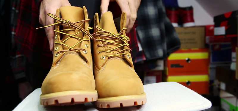 Timberland work boots.