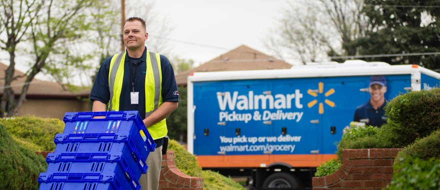 Walmart delivery driver