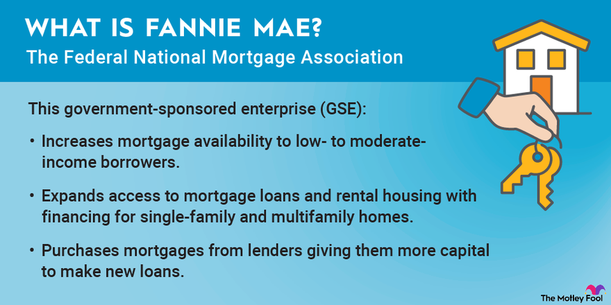 An infographic defining and explaining Fannie Mae.