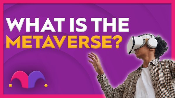 What is the metaverse with an individual wearing a VR headset