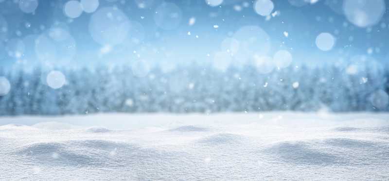 Snowy landcape in winter