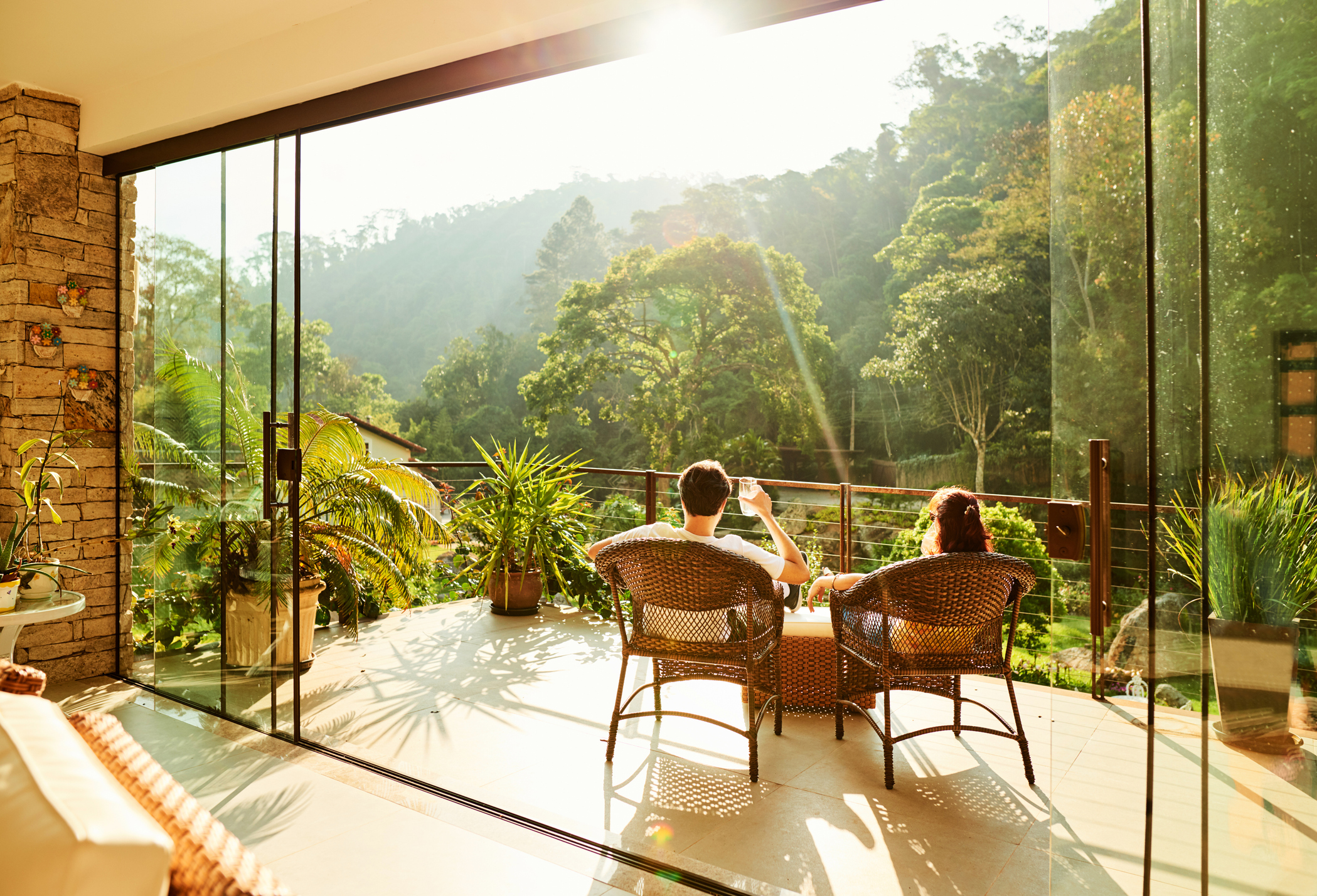 luxury hotel scene
