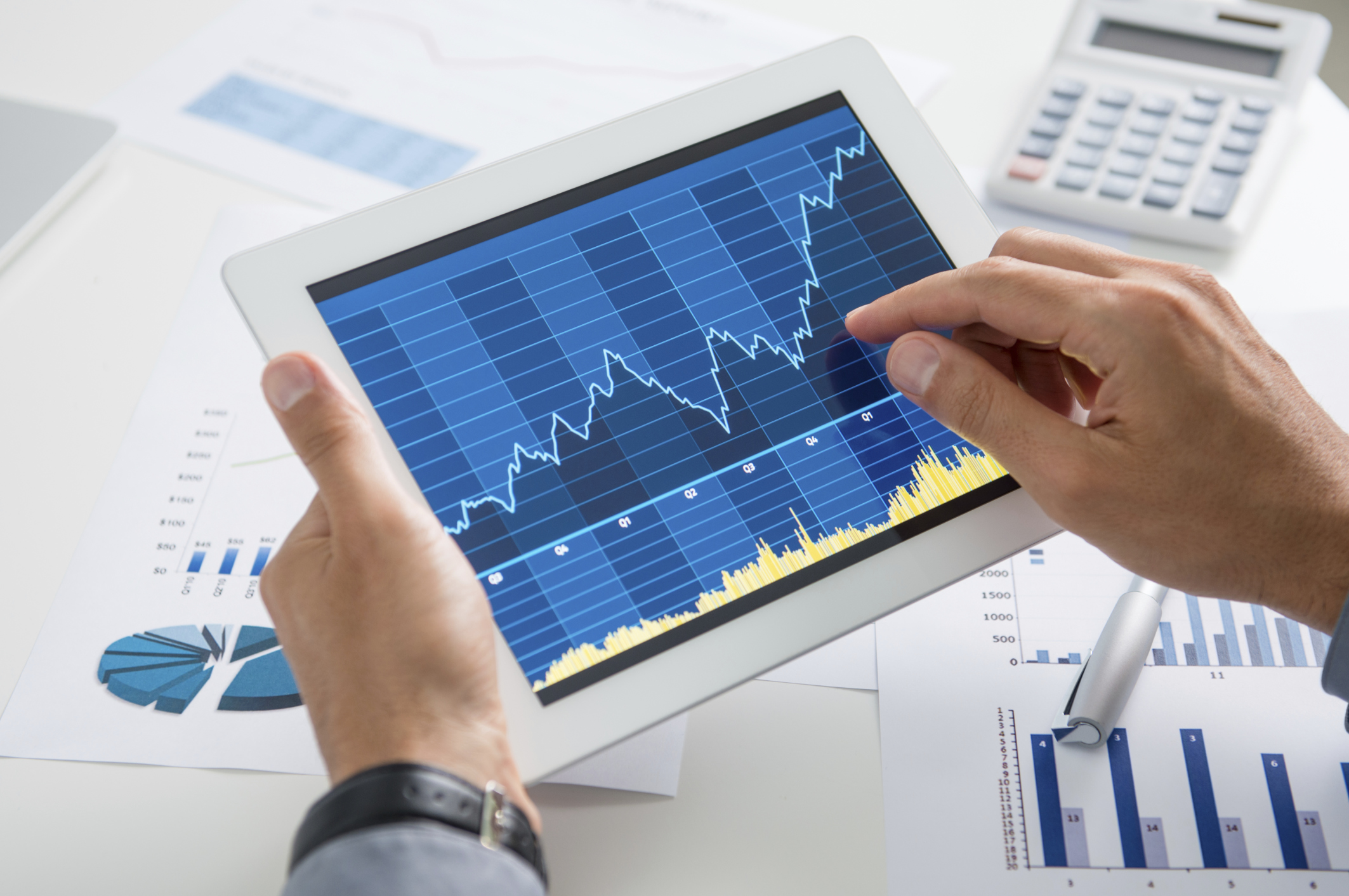 Financial stocks sale