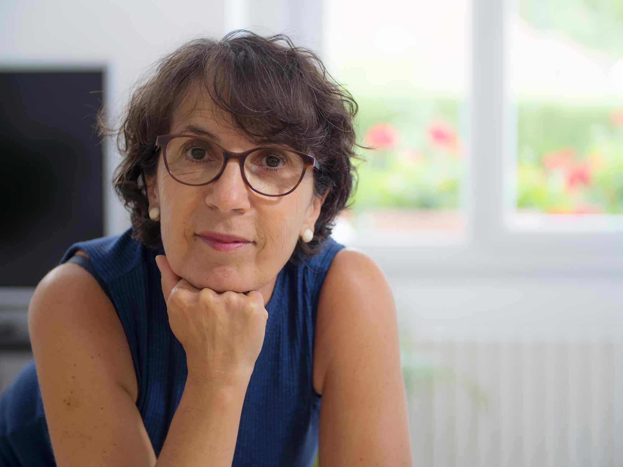 person looking concerned worried