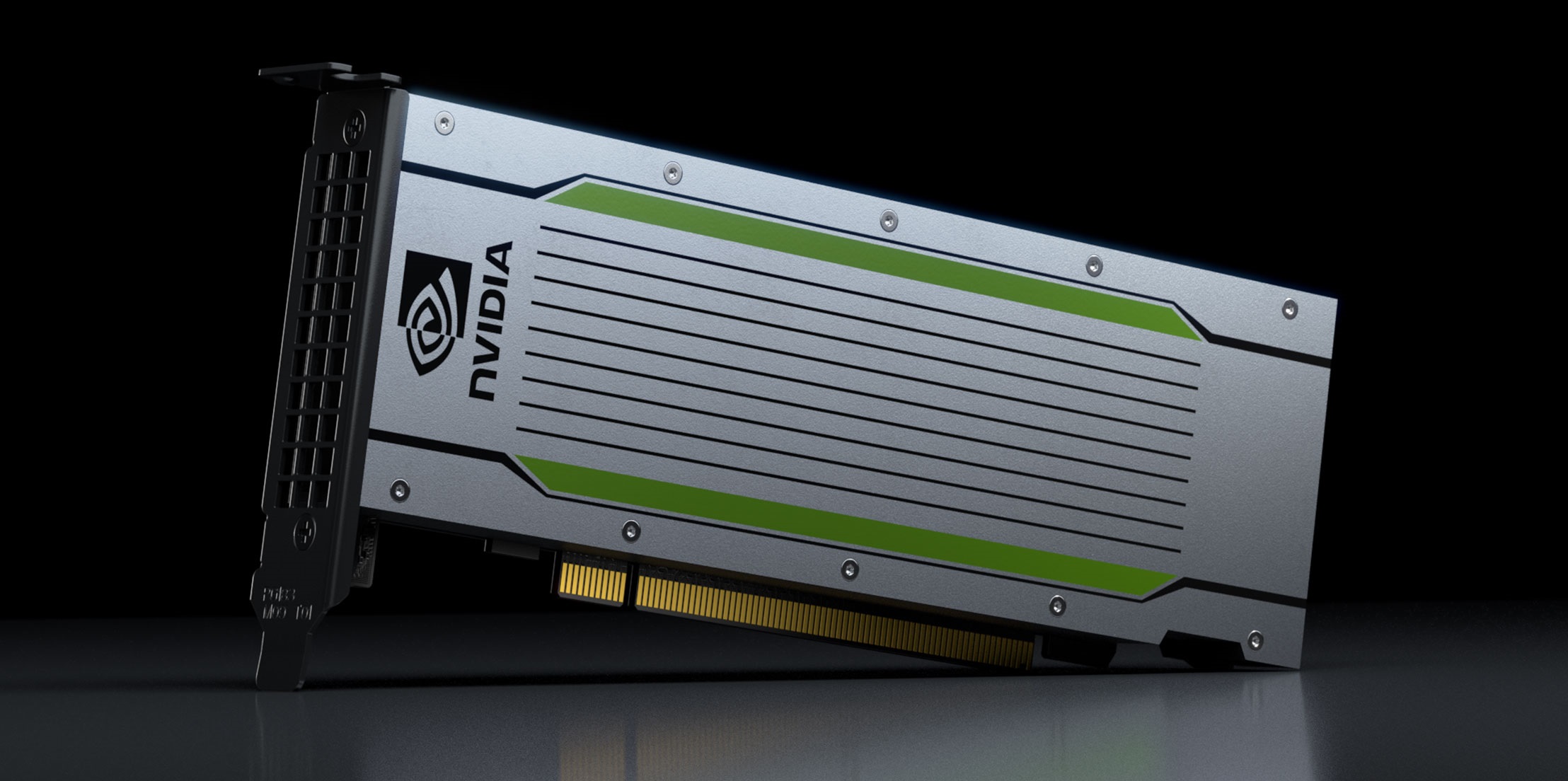 Nvidia Turing T4 GPU An Nvidia Turing T4 graphics processing unit.