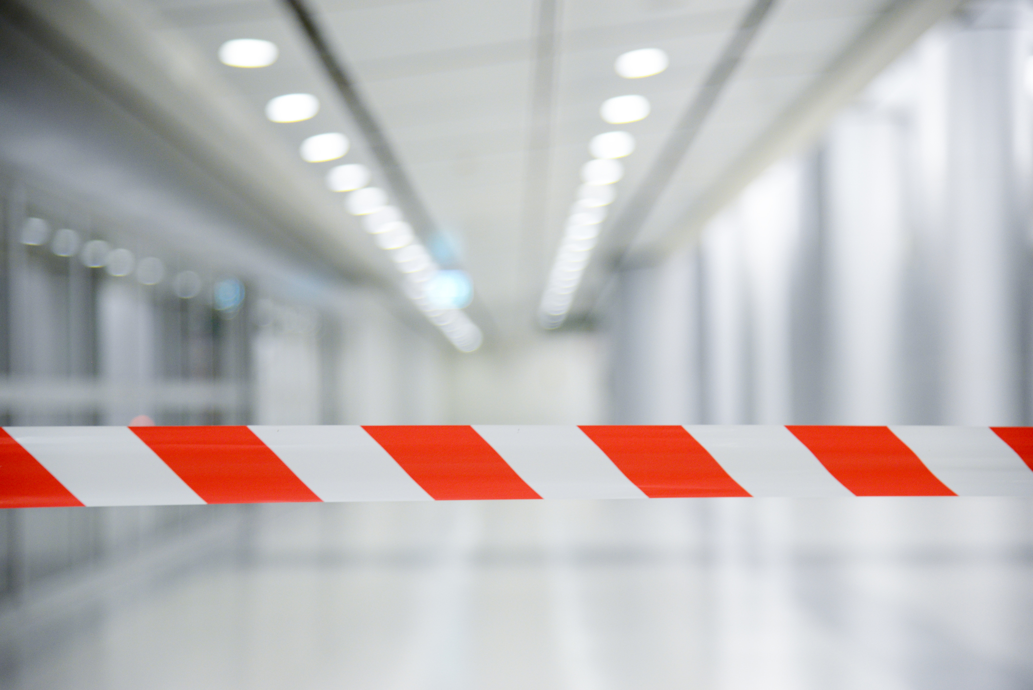 Barrier tape with red and white lines. Barrier tape with red and white lines.