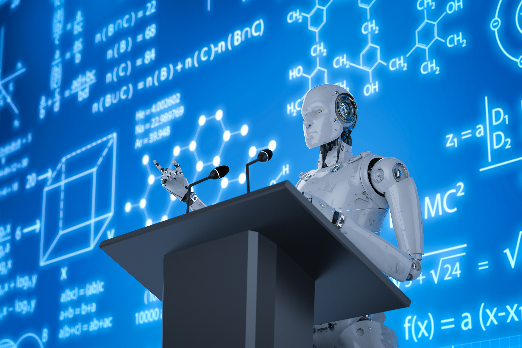 Robot lecturer