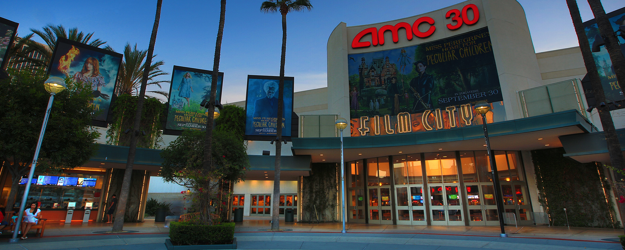 A large AMC theater A large AMC theater.