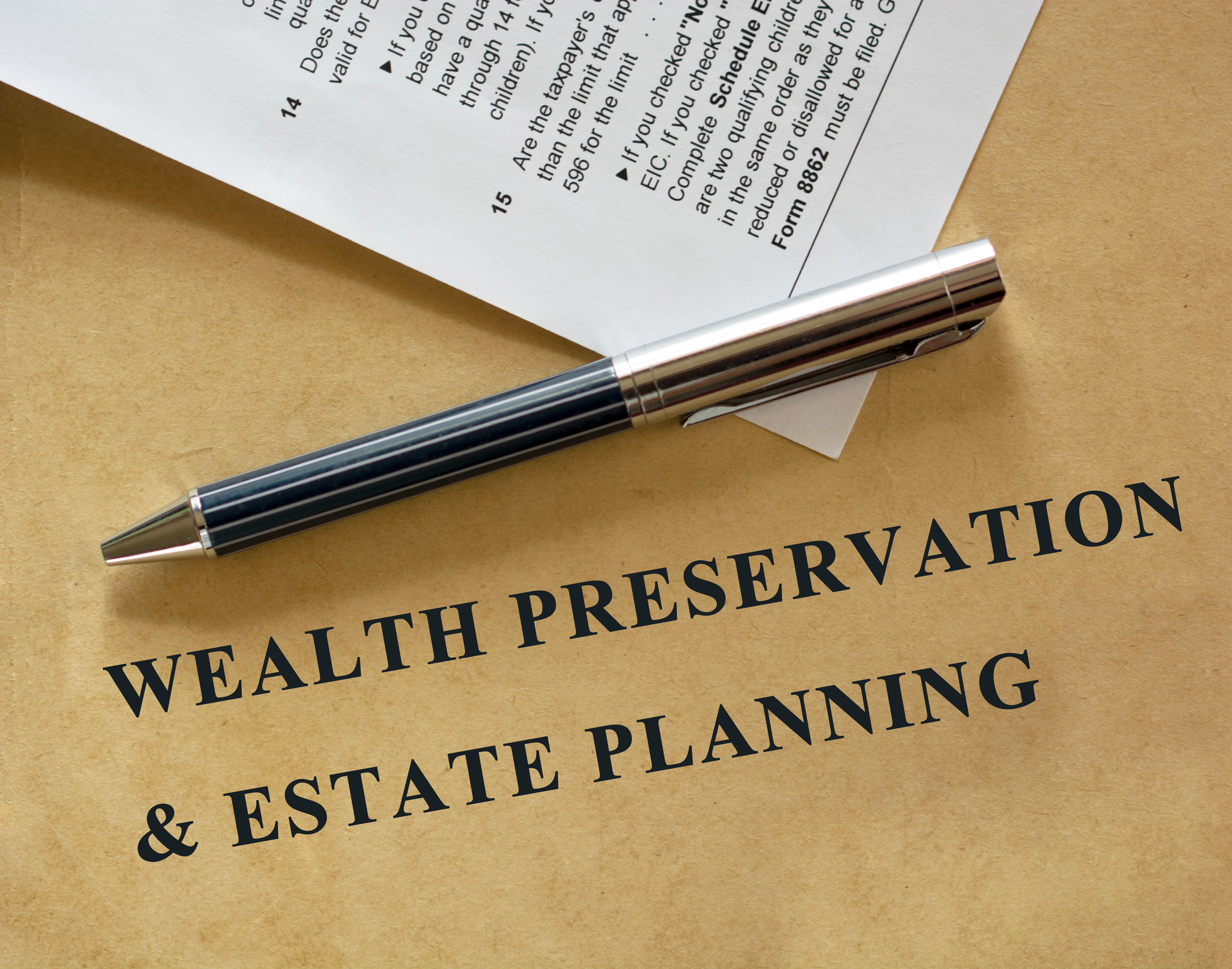 Wealth preservation and estate planning folder. Wealth preservation and estate planning folder.