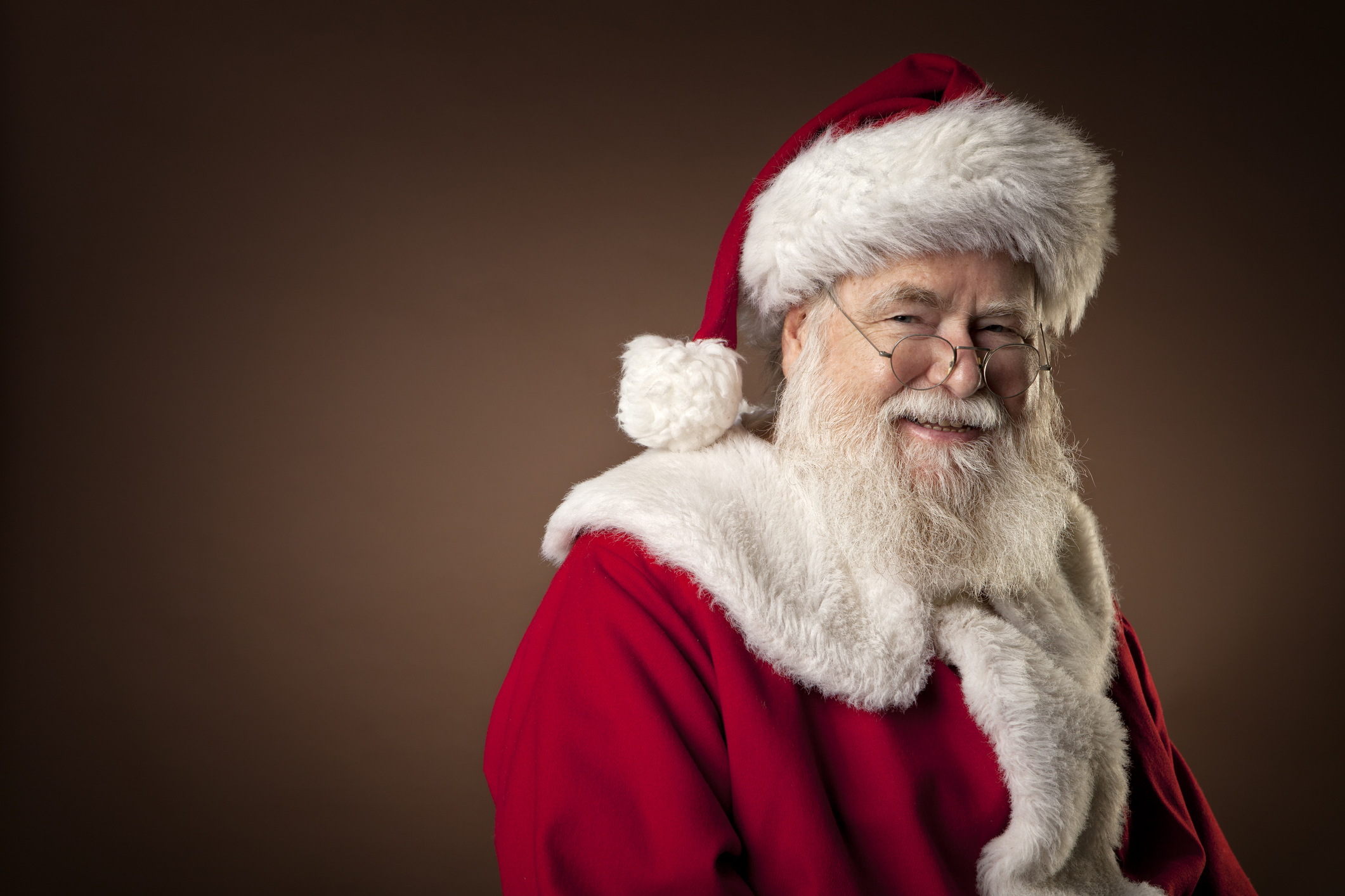 santa claus A Santa Claus holding a bag.