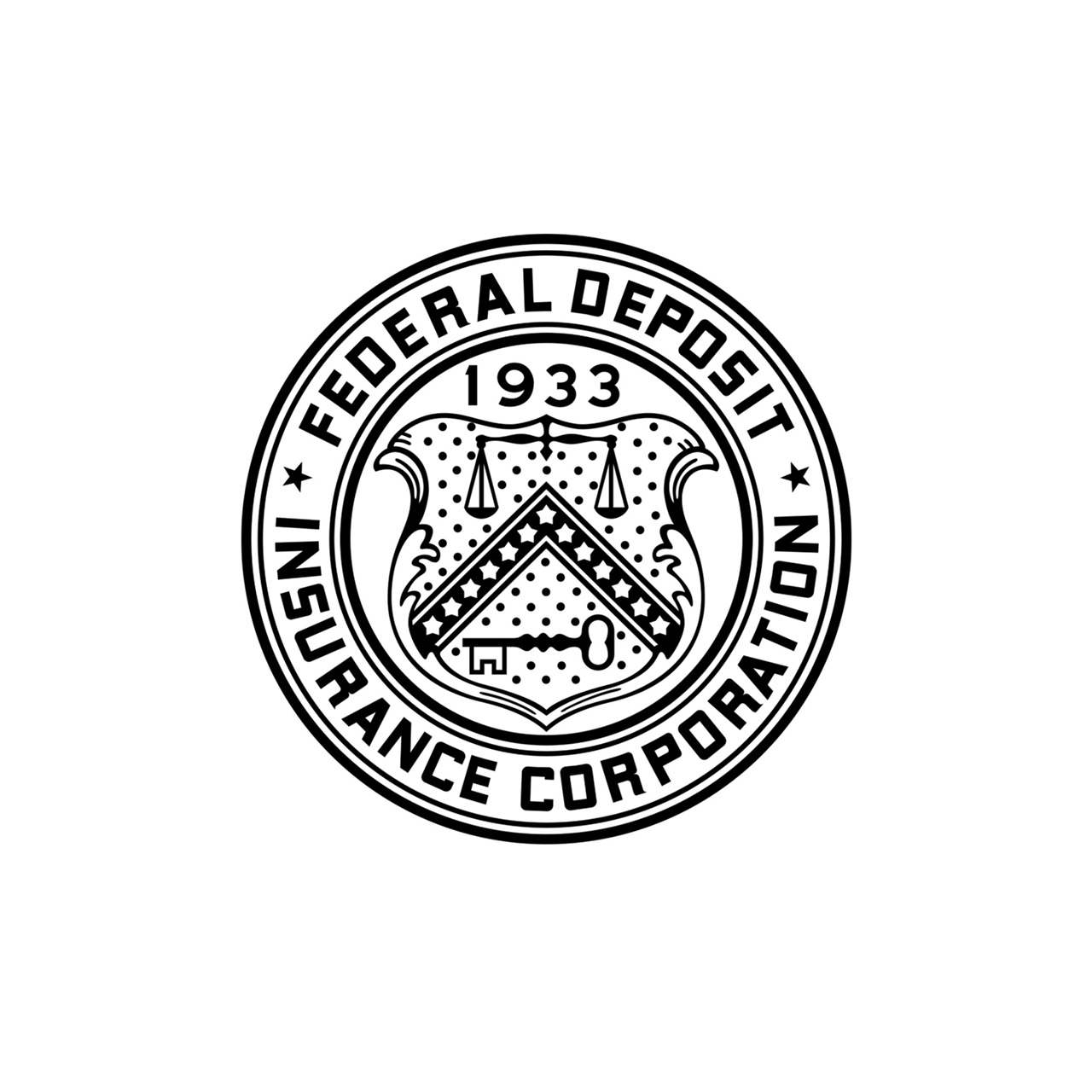 FDIC seal. FDIC seal.