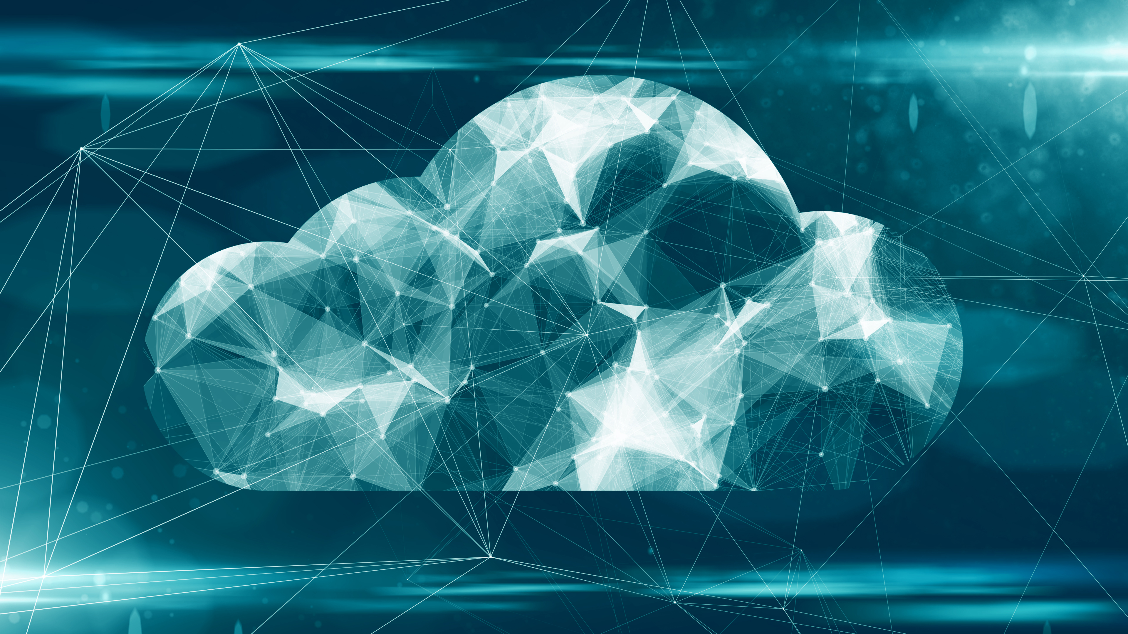 Digital cloud Artist representation of the digital cloud.